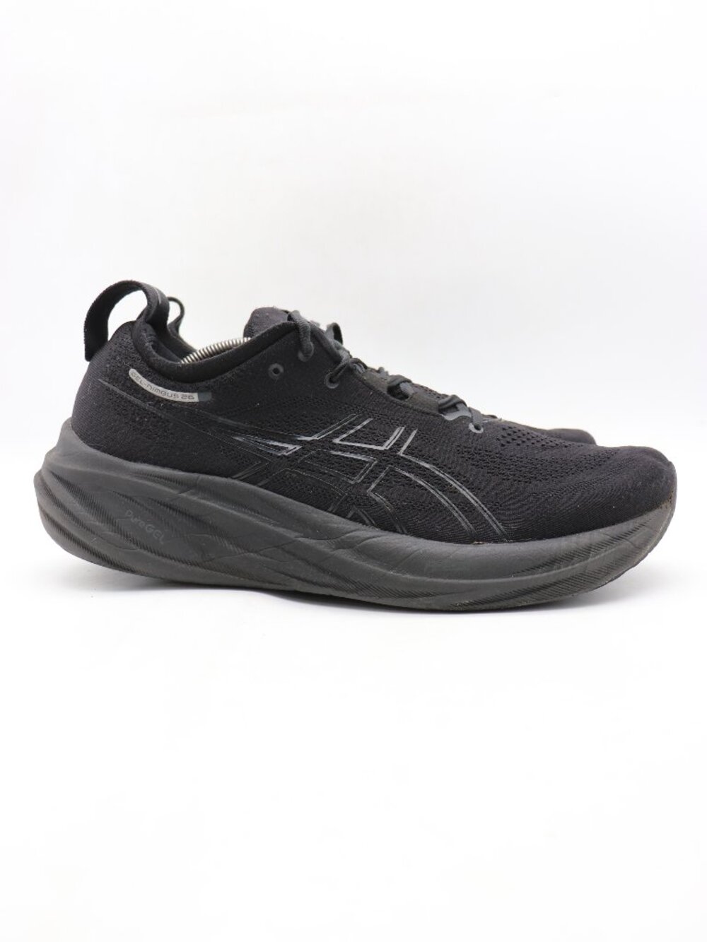 ASICS GEL-Nimbus 26 Men’s Size 13 Running Athletic Sneaker Triple Black 1011B794
